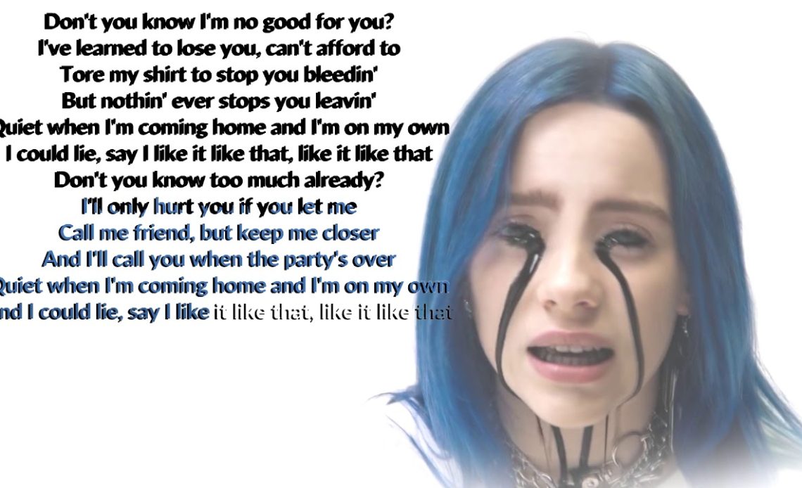 Billie Eilish - When The Party's Over Lyrics