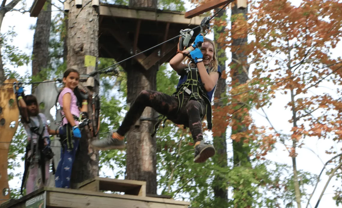 Treetop Thrills In Treerunner Adventure Park Raleigh